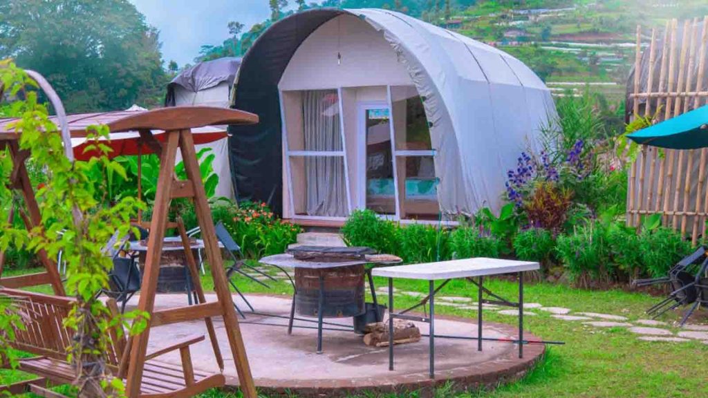 Glamping Kintamani sebagai aktivitas seru di Bali selain pantai